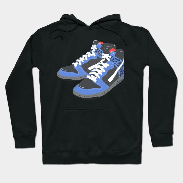 Basketball Sneakers Dunk Hoodie by melisssne